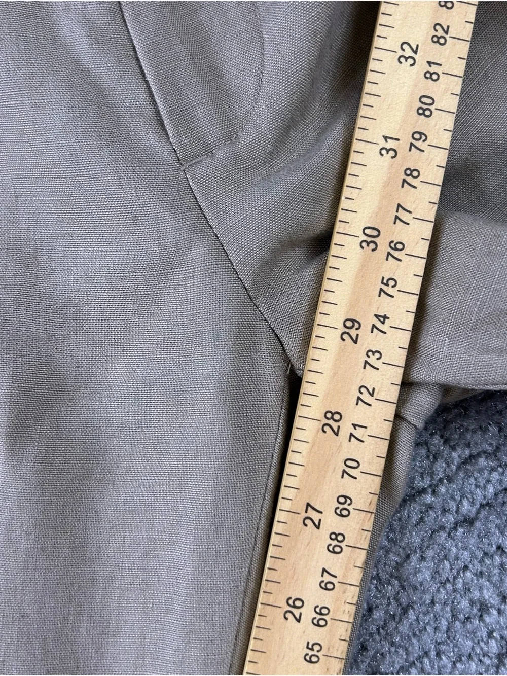 Jos A Bank Linen Khakis Mens 36x30 Pants Preppy VTG Old Money Cuffed Pleated